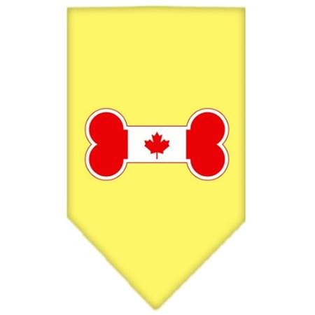 UNCONDITIONAL LOVE Bone Flag Canadian  Screen Print Bandana Yellow Large UN851566